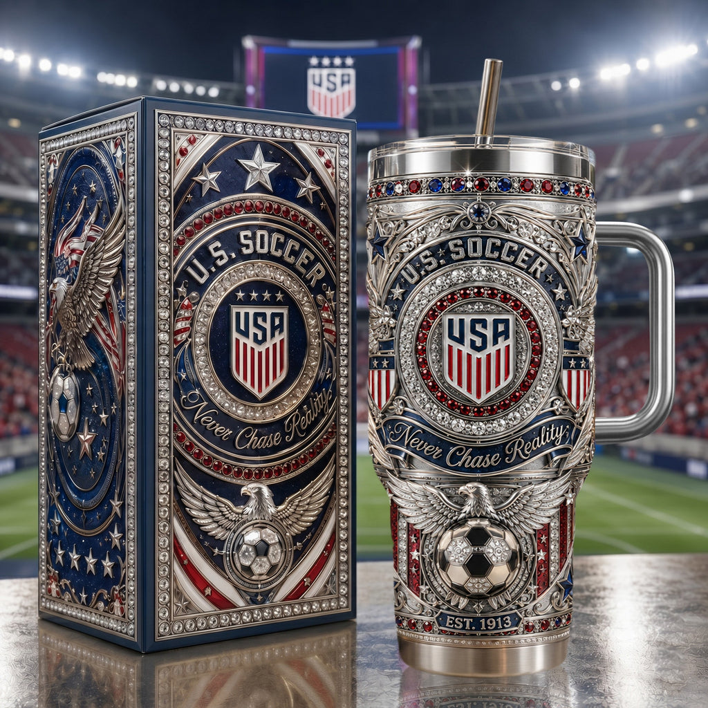 Premium USMNT 40oz Tumbler With Handle TNSM