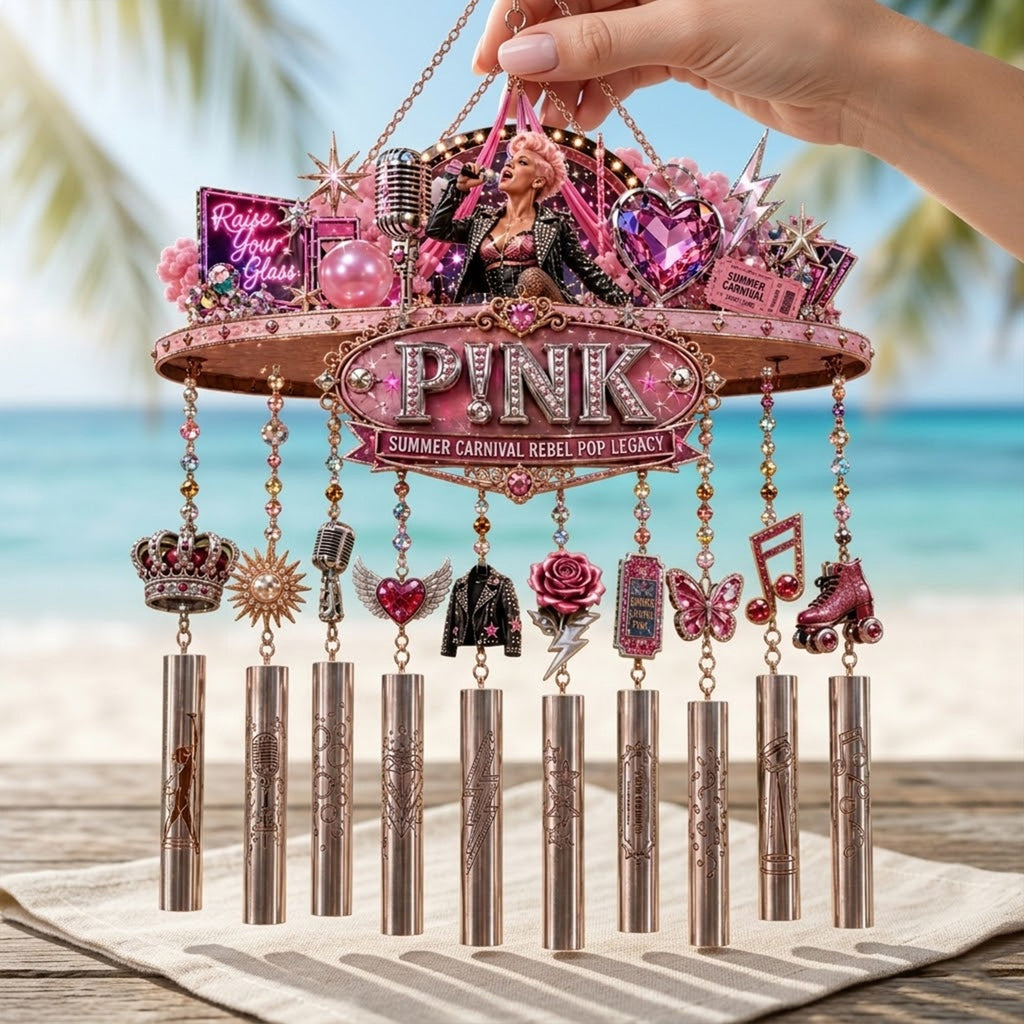 Premium PNK Wind Chime TTNL