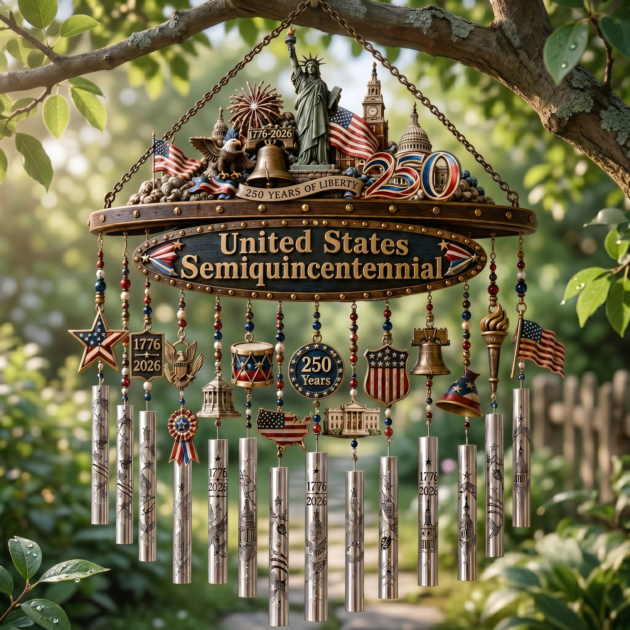 Premium US250 Wind Chime HTTT