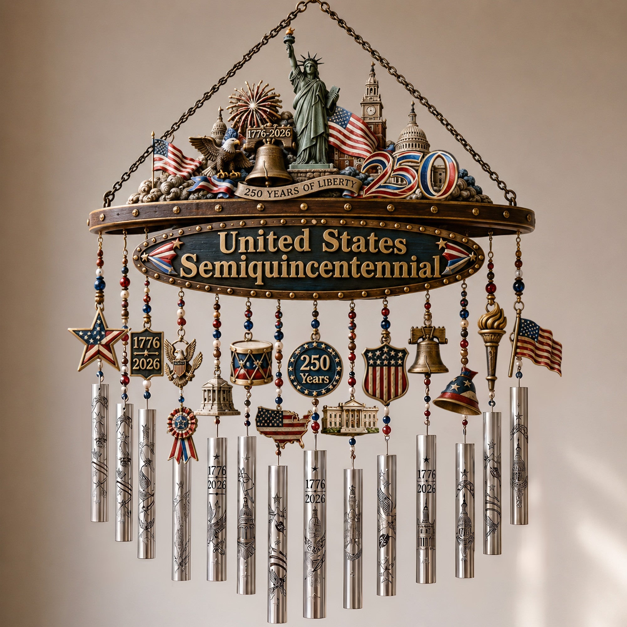 Premium US250 Wind Chime HTTT