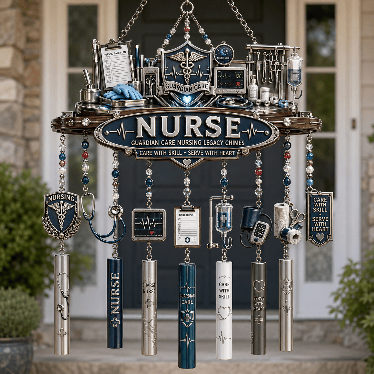 Premium NURSE Wind Chime HQH