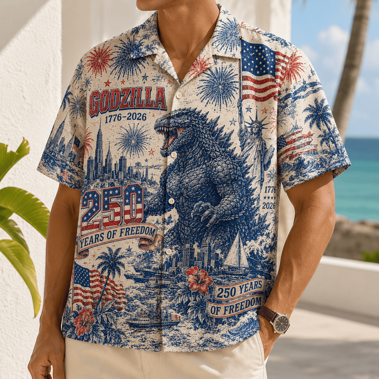PREMIUM GDZ HAWAIIAN SHIRT LNTH