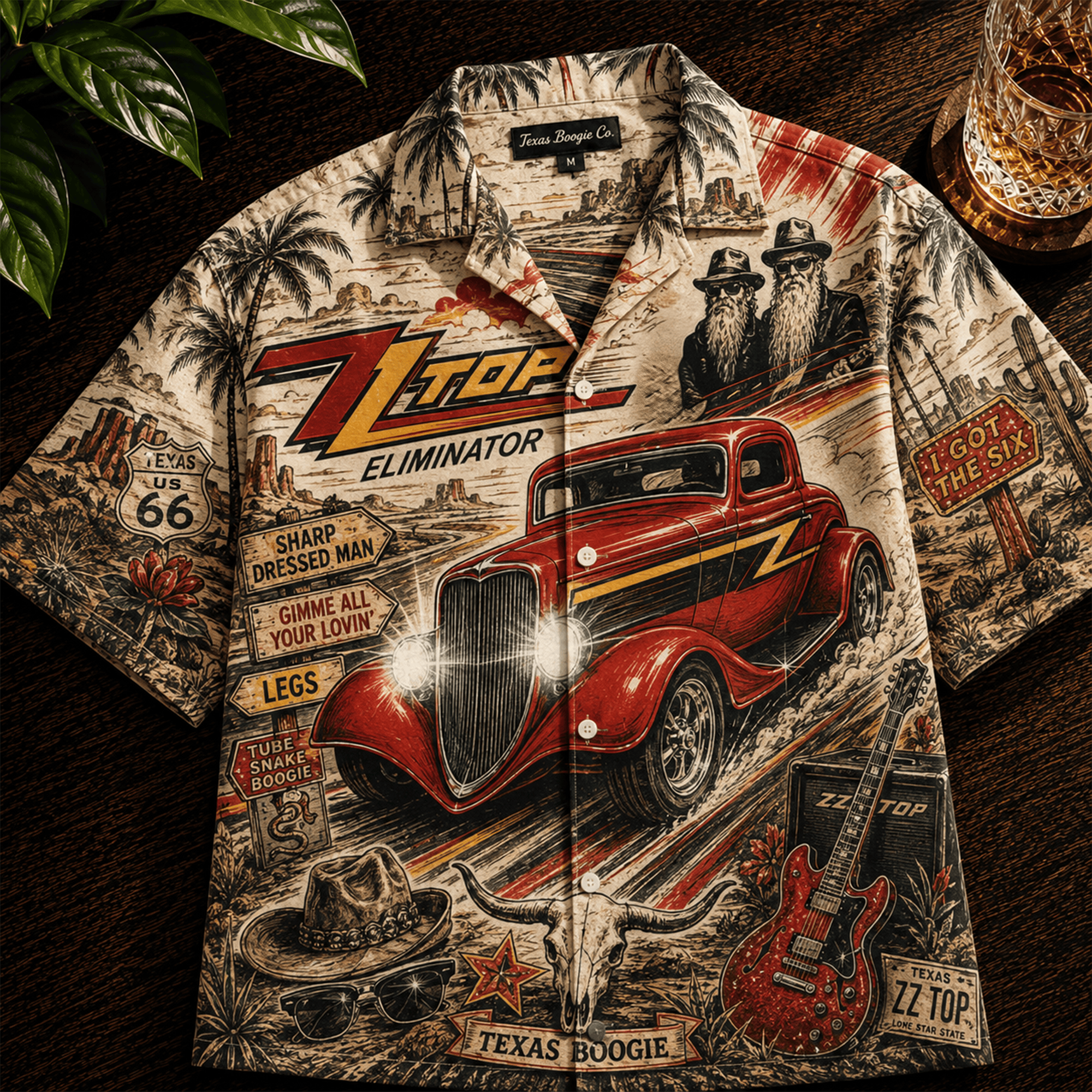 PREMIUM ZZT HAWAIIAN SHIRT LNTH