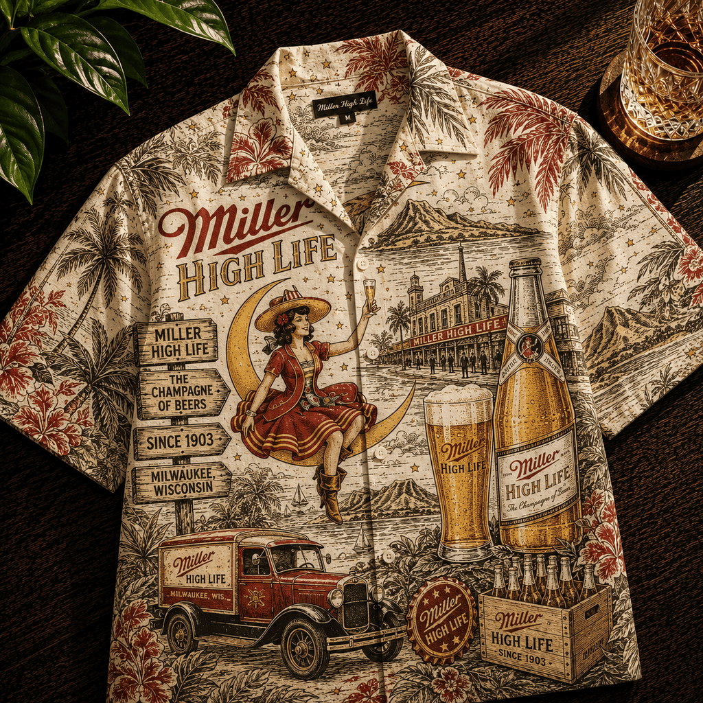 PREMIUM MHL HAWAIIAN SHIRT LNTH