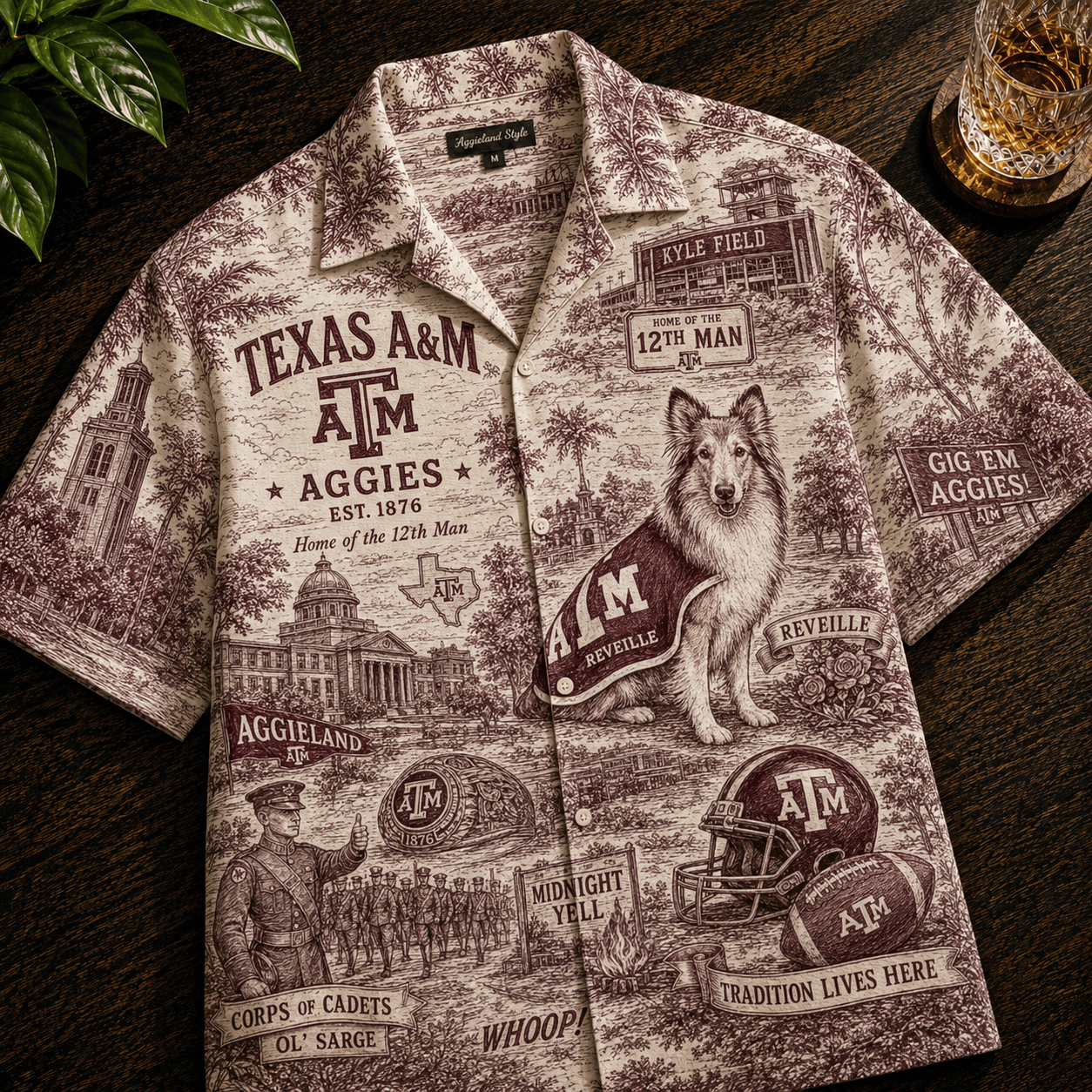 PREMIUM TAMA HAWAIIAN SHIRT HQH