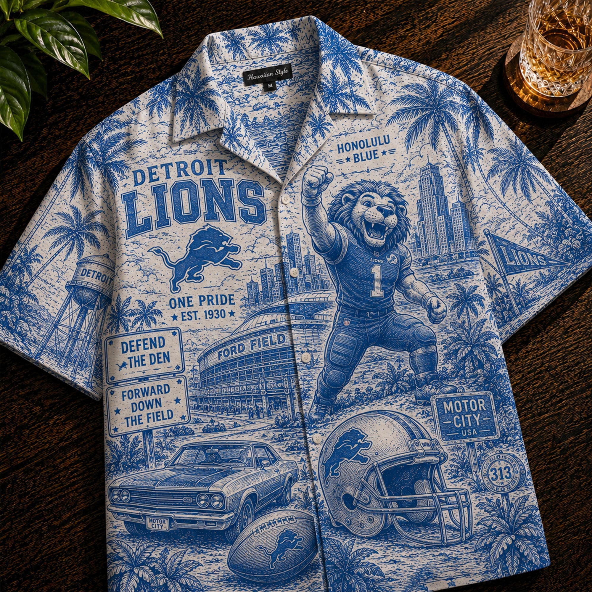 PREMIUM DTL HAWAIIAN SHIRT HQH