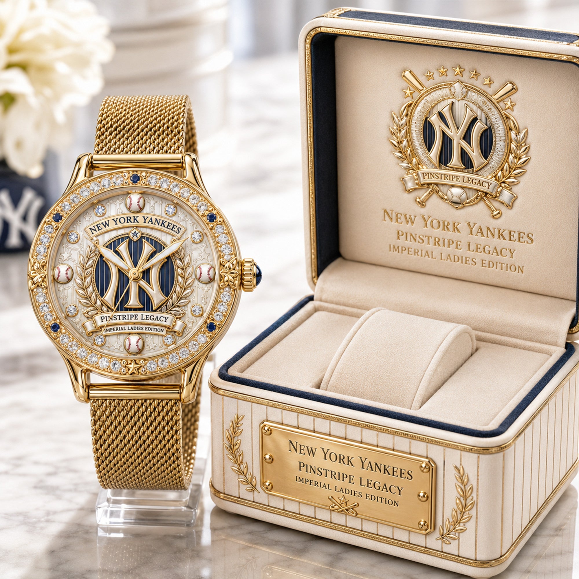 NYY Premium Stainless Steel Watch HTTT