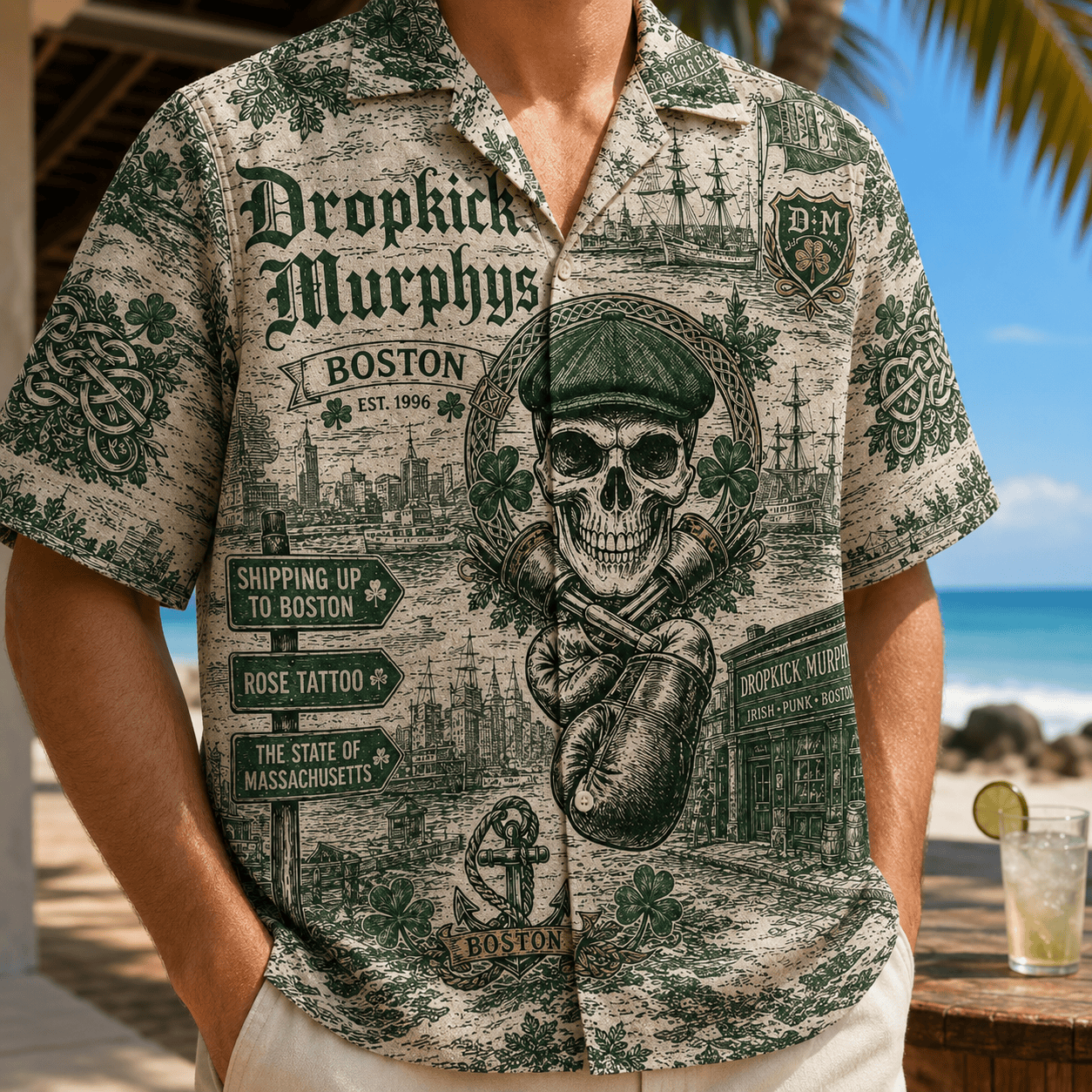 PREMIUM SKMP HAWAIIAN SHIRT TTNL