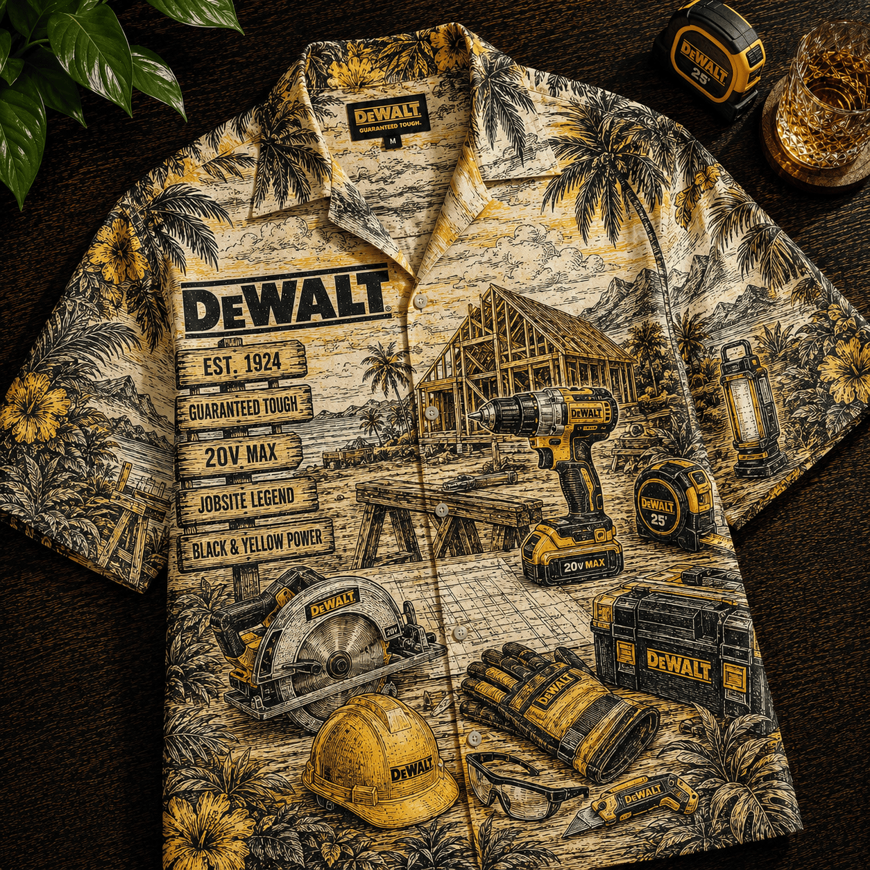 PREMIUM DWT HAWAIIAN SHIRT LNTH