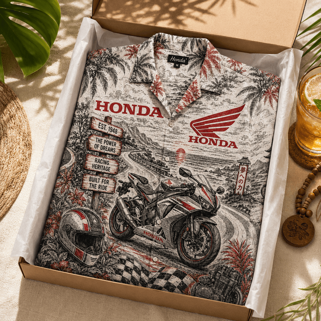 PREMIUM HND HAWAIIAN SHIRT LNTH