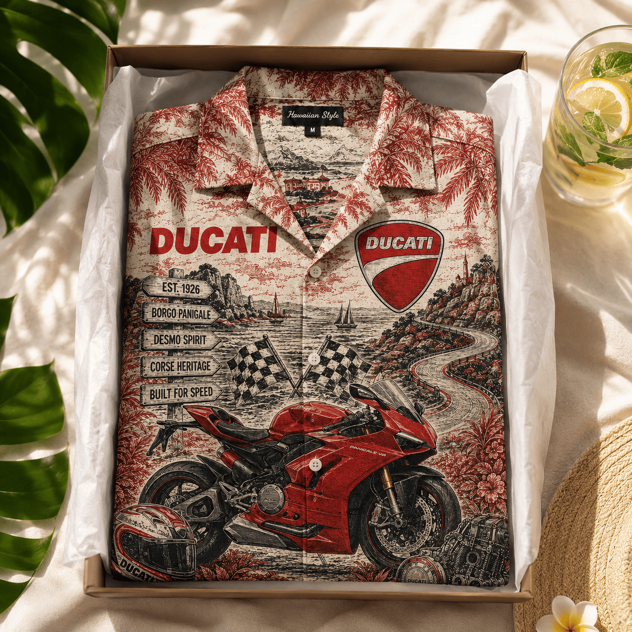 PREMIUM DCT HAWAIIAN SHIRT LNTH