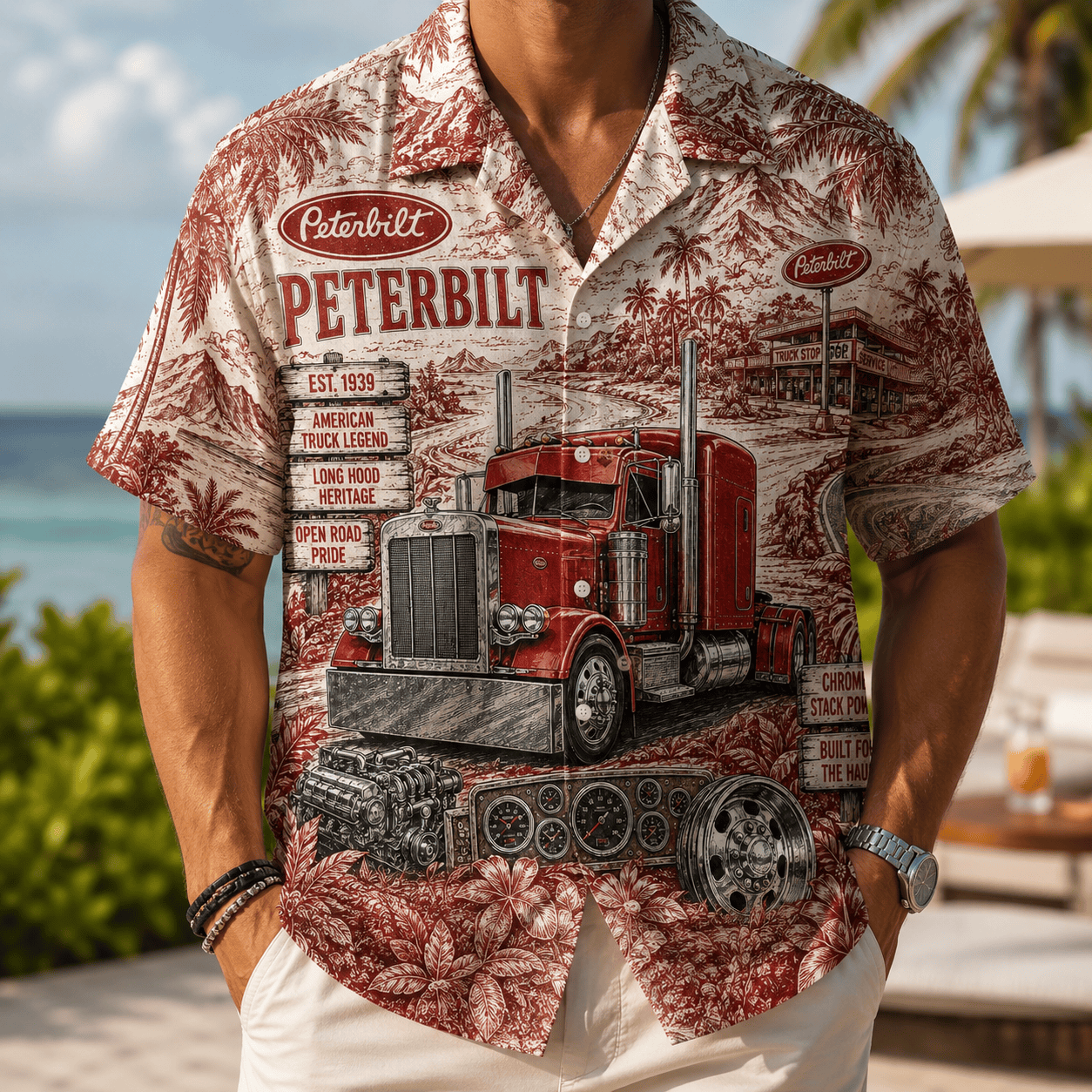 PREMIUM PTBT HAWAIIAN SHIRT LNTH