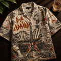 PREMIUM DLPR HAWAIIAN SHIRT LNTH