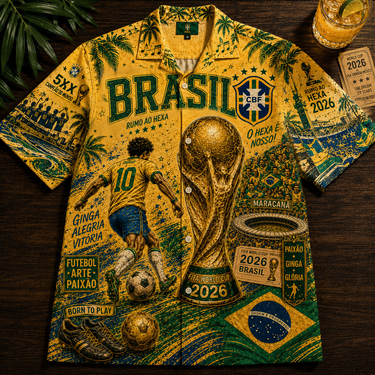 PREMIUM BRZ HAWAIIAN SHIRT PDL