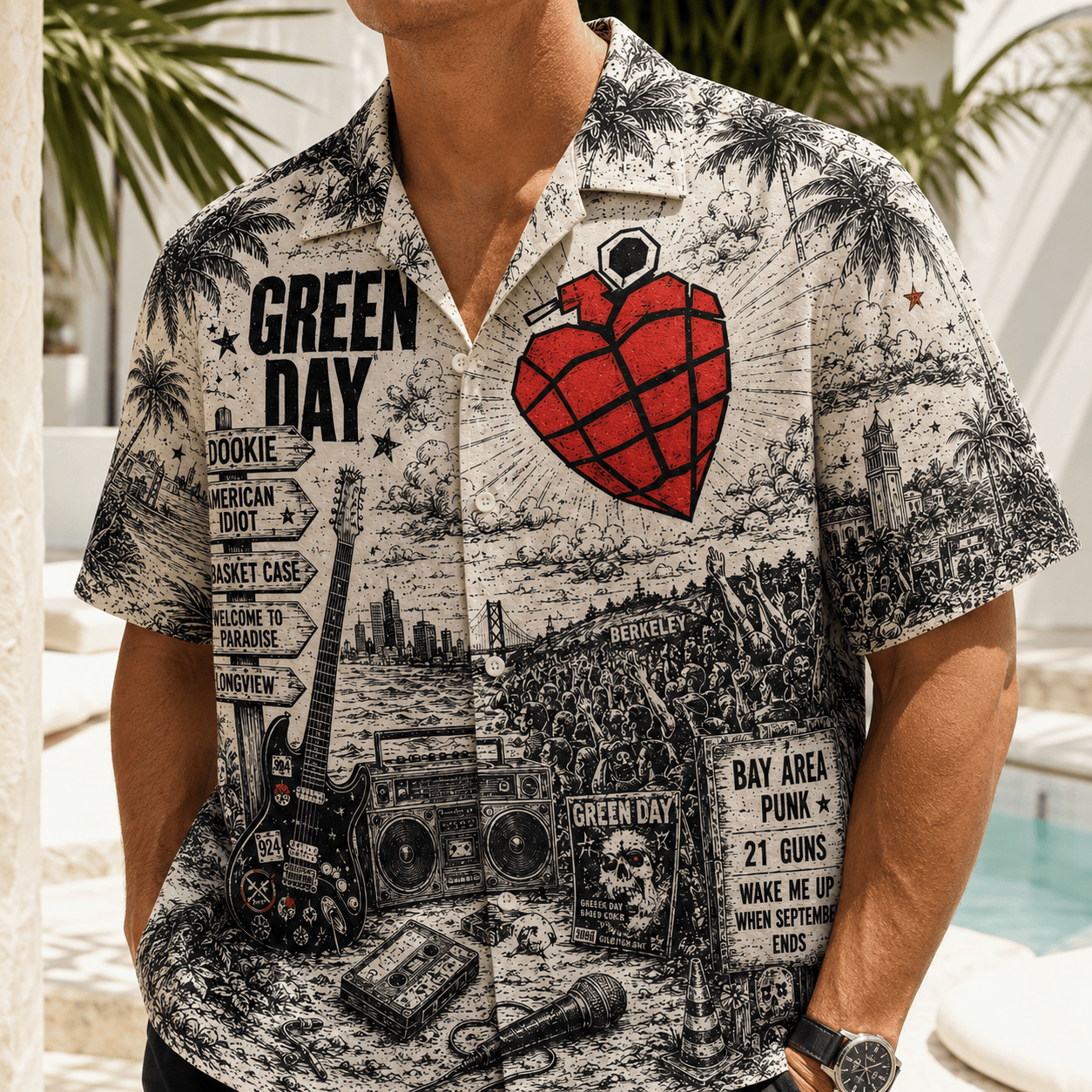 PREMIUM GRD HAWAIIAN SHIRT TTNL