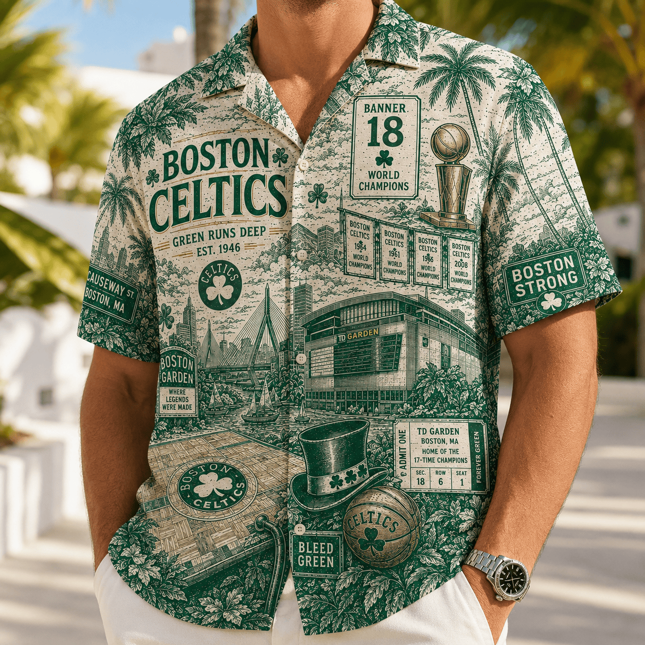 PREMIUM BNCS HAWAIIAN SHIRT TTNL