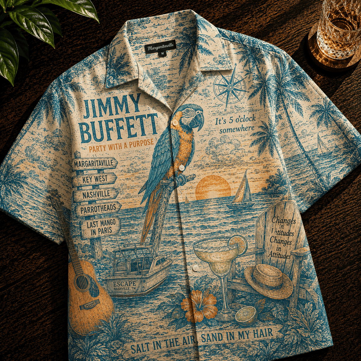 PREMIUM JBT HAWAIIAN SHIRT TTNL