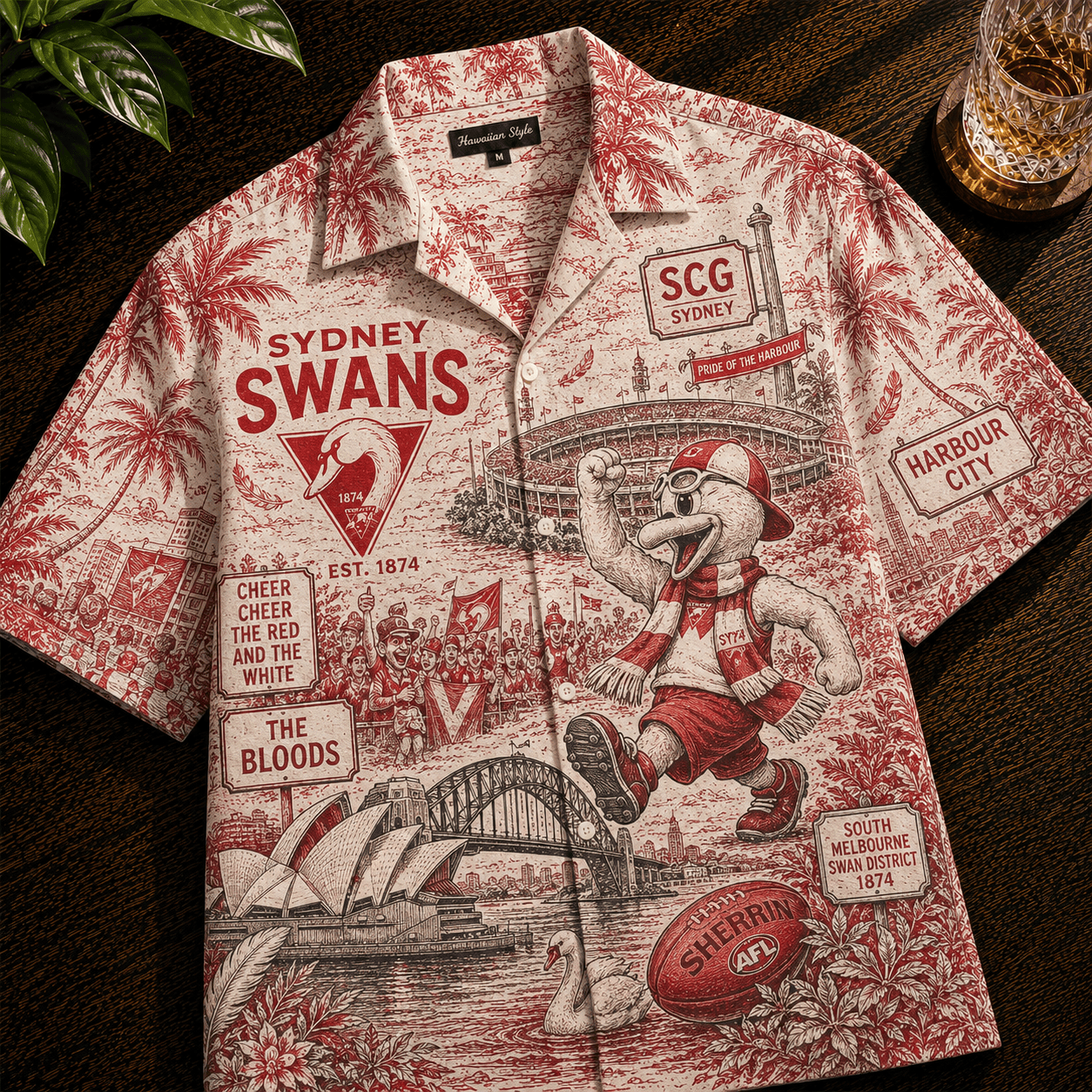 PREMIUM SNSW HAWAIIAN SHIRT HQH