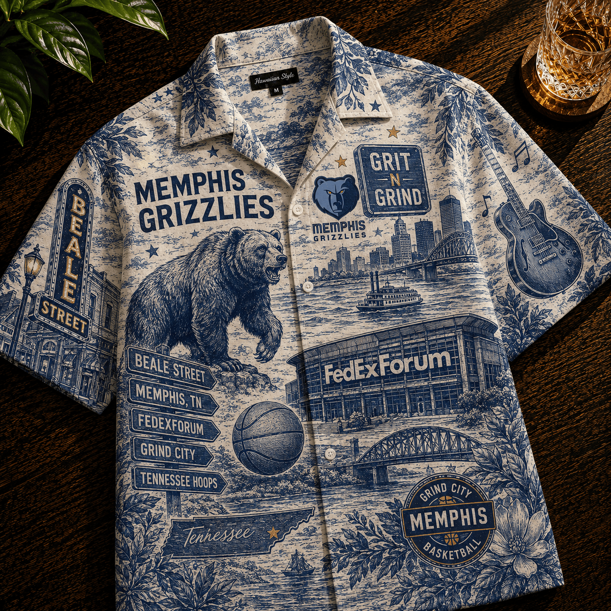 PREMIUM MPG HAWAIIAN SHIRT TTNL