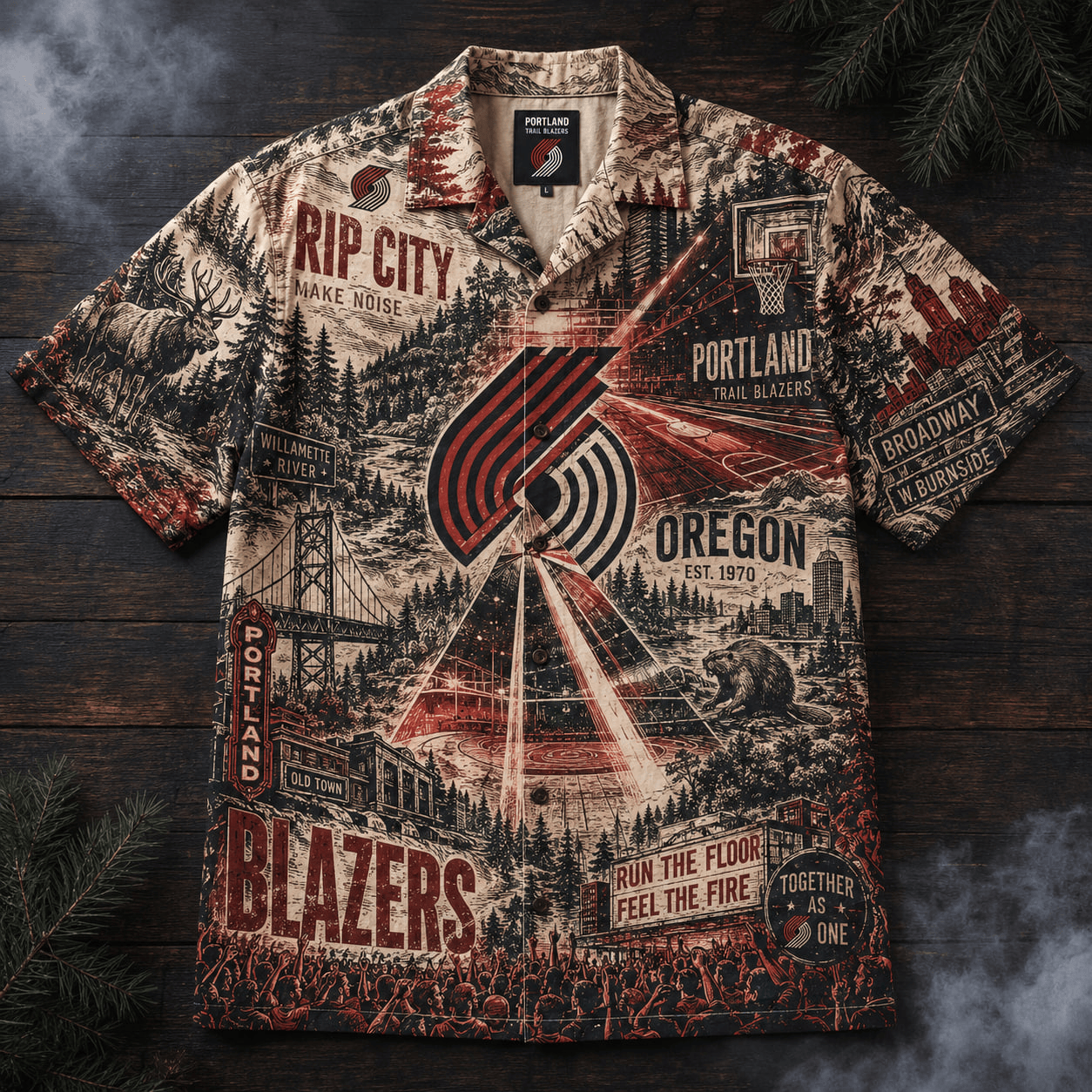 PREMIUM PTBZ HAWAIIAN SHIRT NTNA