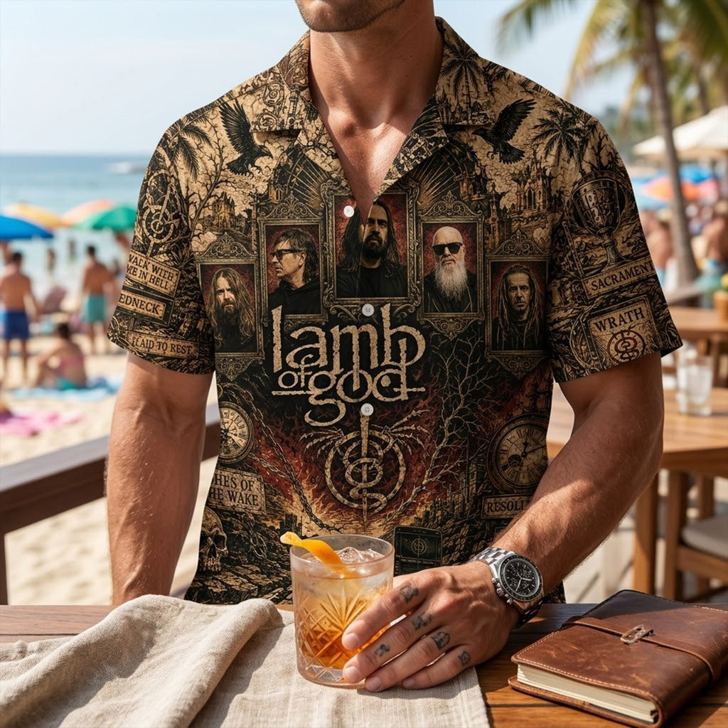 PREMIUM LOG HAWAIIAN SHIRT HQH