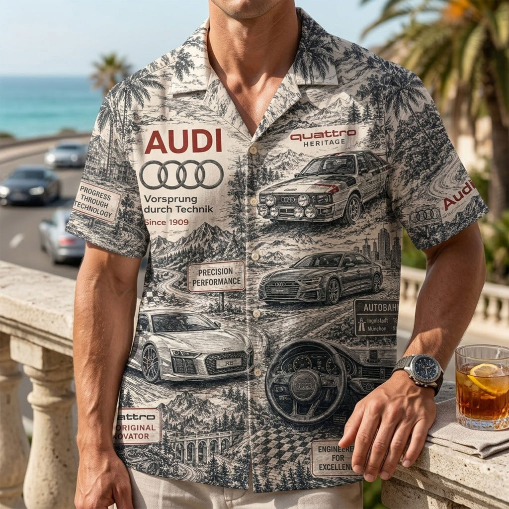 PREMIUM AUD HAWAIIAN SHIRT HQH