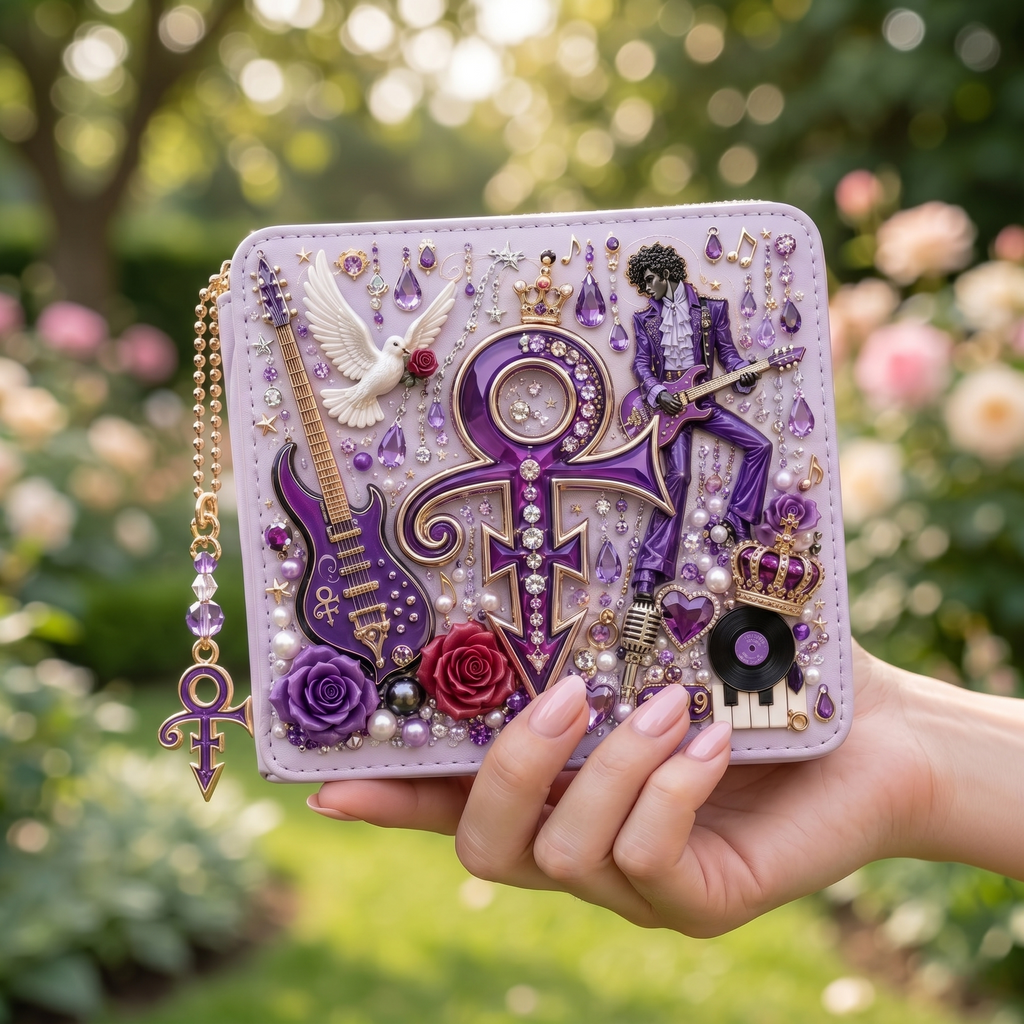 Premium PRCE Handmade 3D Collage Wallet HTTT