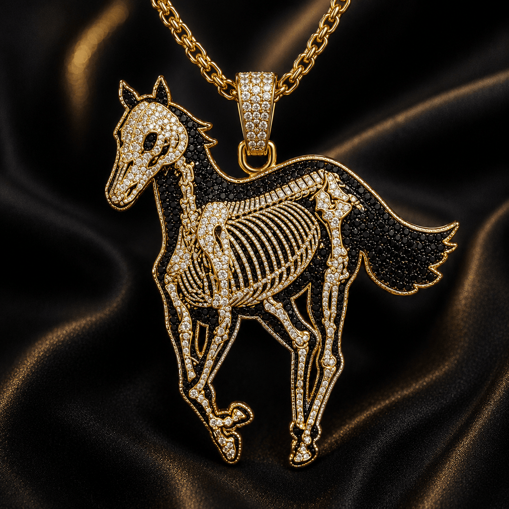 DTS Solid Gold Chain with Diamond Pendant TMH