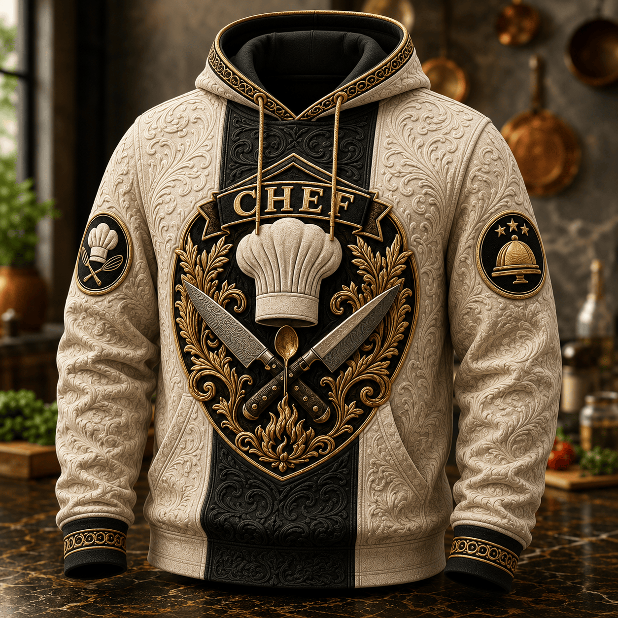 PREMIUM CHEF 3D EMBOSS SHIRT NPL