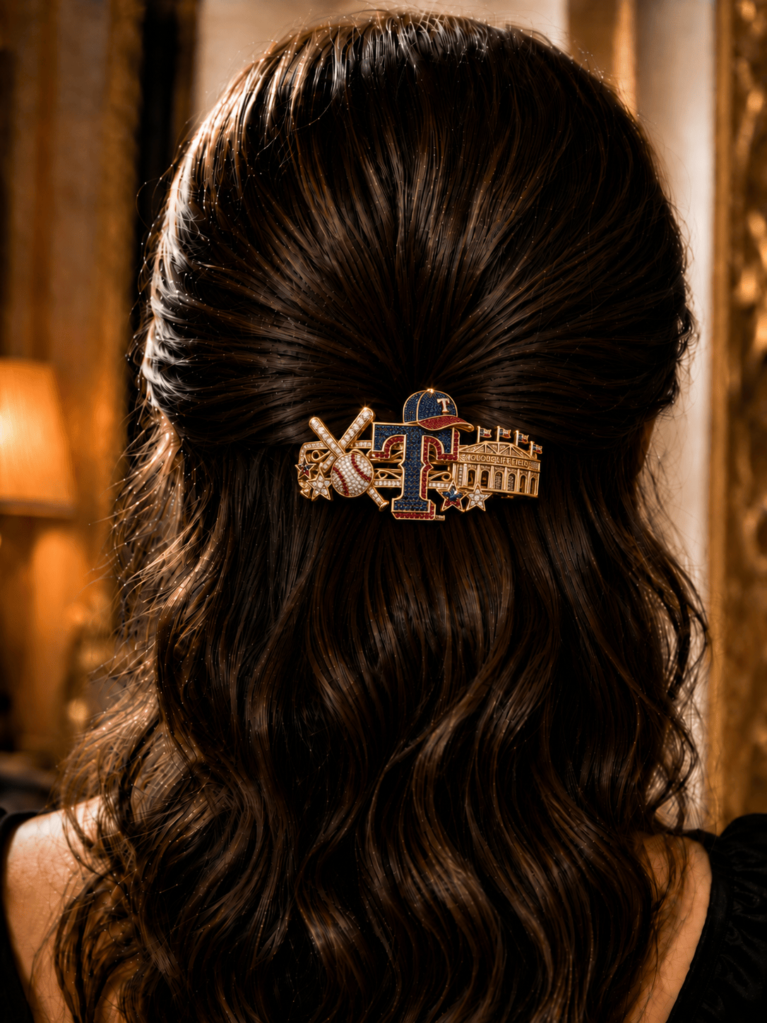 TXG Elegant Gold Hair Clip For Women BMD