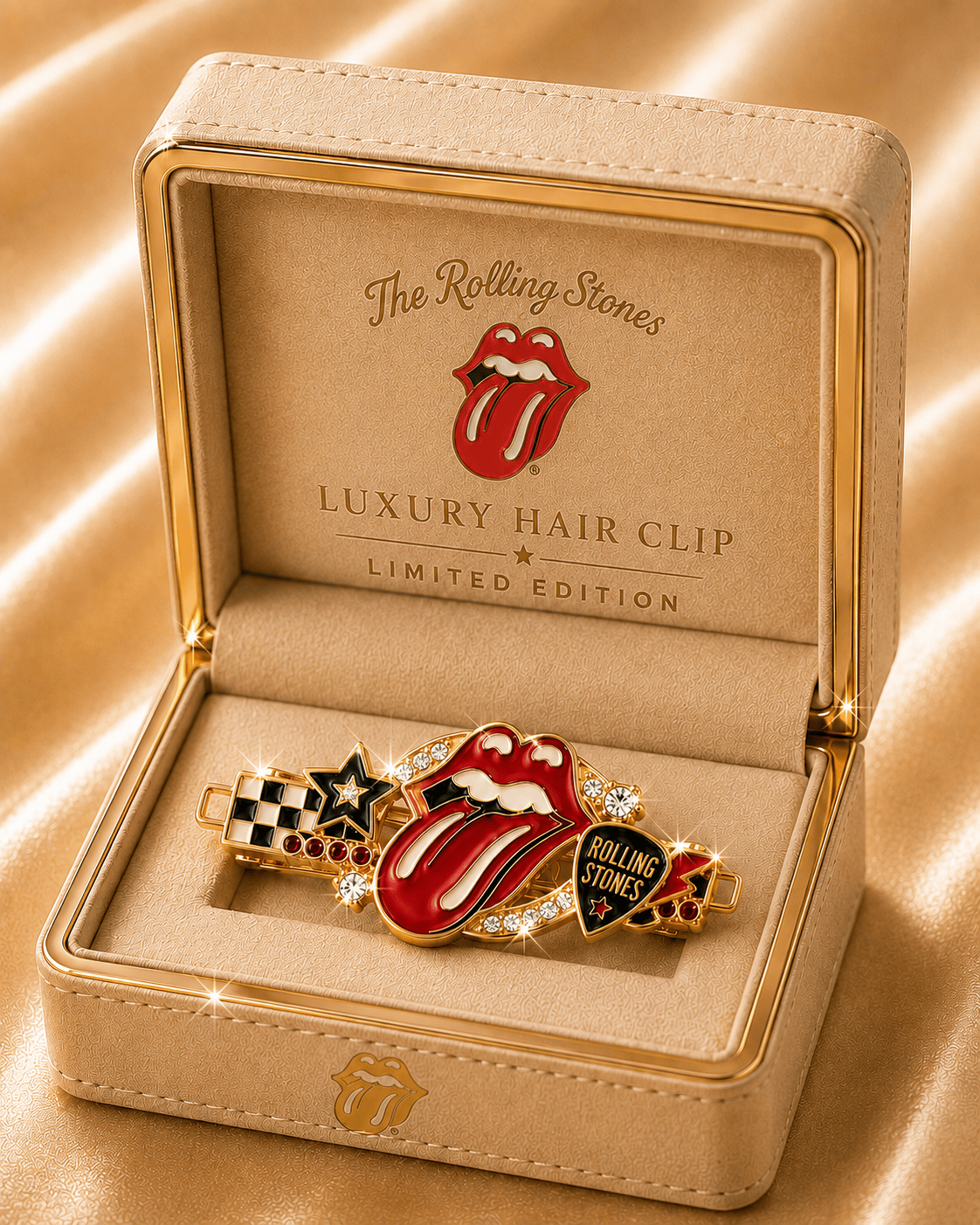 RLST Elegant Gold Hair Clip For Women TMH