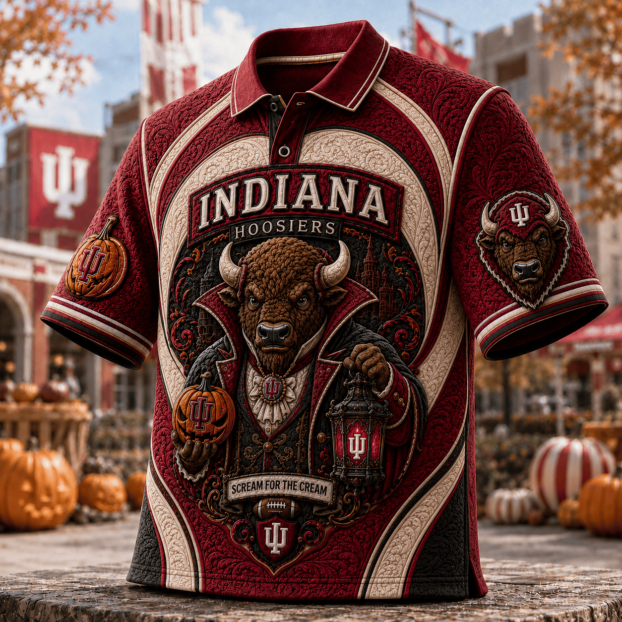 PREMIUM IDH EMBOSS POLO SHIRT HQH